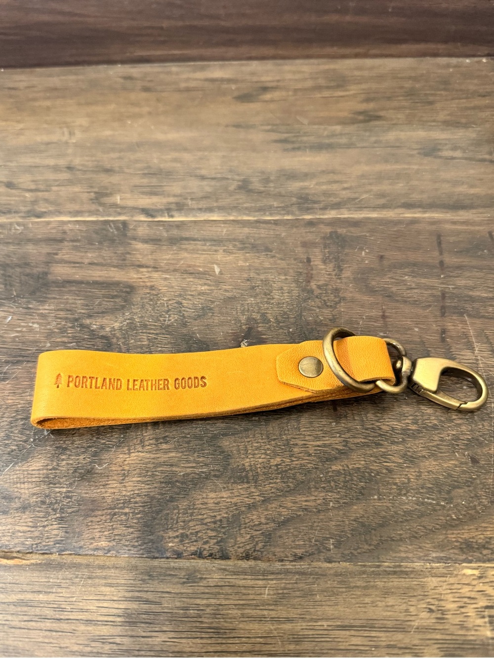 Portland Leather Goods Wristlet Keychain